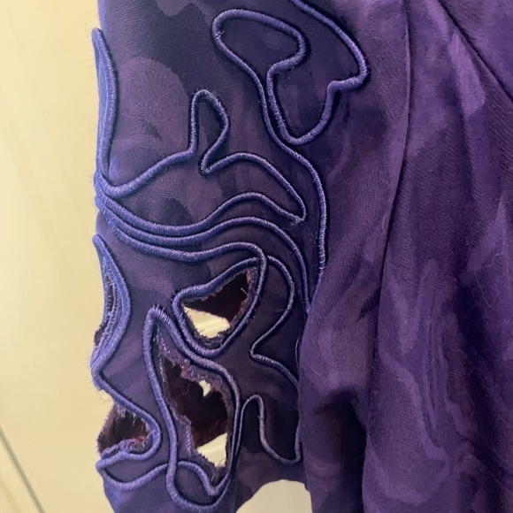 RIMINI 2 PIECE PURPLE SKIRT SUIT SIZE 16 - Picture 4 of 12